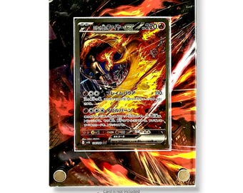 Team Rocket’s Moltres sar Custom Pokémon Card Display Frame Case