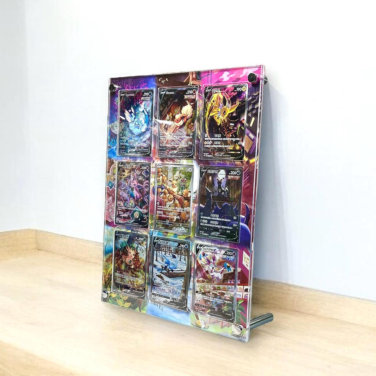 Evee Heros V Set Custom Pokémon Card Display Frame Case Wall Mount - Etsy