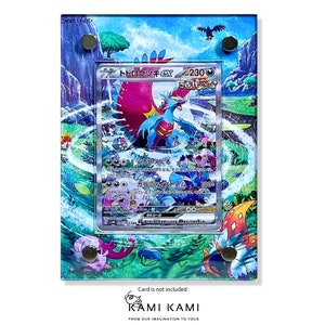 Cadre de présentation de carte Pokémon personnalisé Roaring Moon EX
