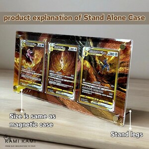 Mega Greninja Evolution Set Anpassat Pokémon-kort Displayram Fodral bild 3