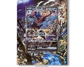 Greninja EX promo Custom Pokémon Card Display Frame Case