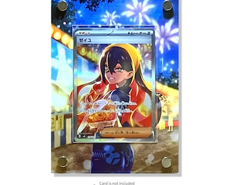 Estuche con marco para exhibir tarjetas Pokémon personalizadas Carmine SIR SAR Twilight Masquerade