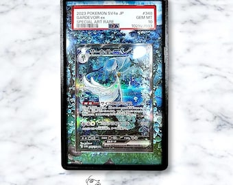 Shiny Gardevoir EX SAR/SIR Custom Pokémon Graded Card Display Case