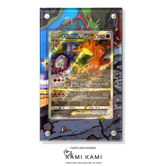 Charizard Vstar UPC Promo / Alt Art Custom Pokmon Card Display Frame Case - Etsy Charizard Vstar UPC Promo / Alt Art Custom Pokmon Card Display Frame Case - Etsy