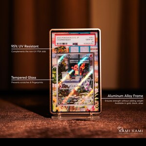 Sylveon ex sar sir Custodia per espositore per carte Pokémon personalizzata per PSA/BGS immagine 2