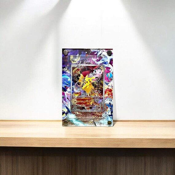 Pikachu Chinese 5th Promo Custom Pokémon Card Display Frame Case