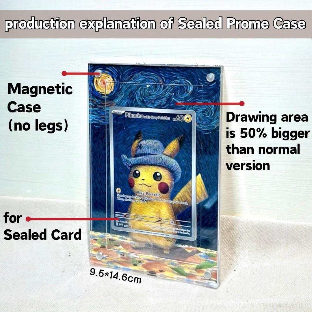 【美品】ゴッホピカチュウ ケース付き 美品】ゴッホピカチュウ ケース付き 【公式通販】