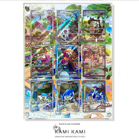 ポケモンカード用ディスプレイフレームセット 14種類 ポケモンカードゲーム ディスプレイフレーム ピカチュウ、ミュウ