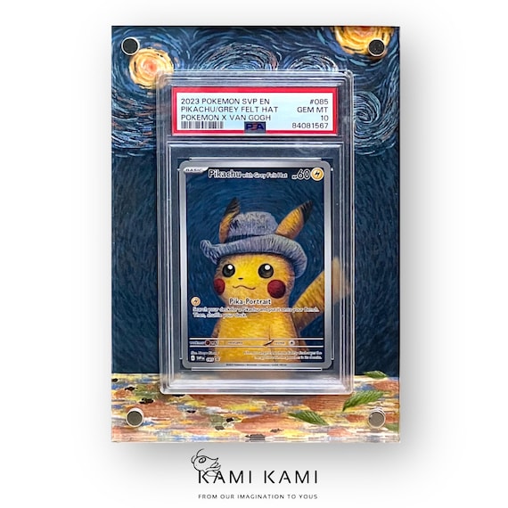 Pikachu With Grey Felt Hat Van Gogh Extended Art Custom Pokémon