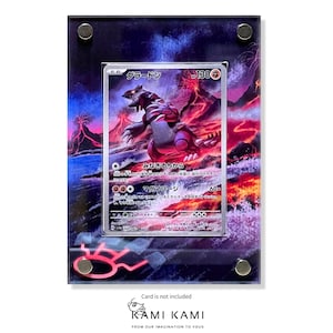 Cadre de présentation de carte Pokémon personnalisé Groudon