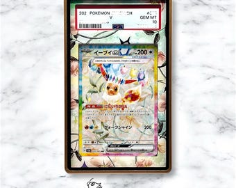 Eevee ex sar sir Custom Pokémon Card Graded Display Case for PSA/BGS