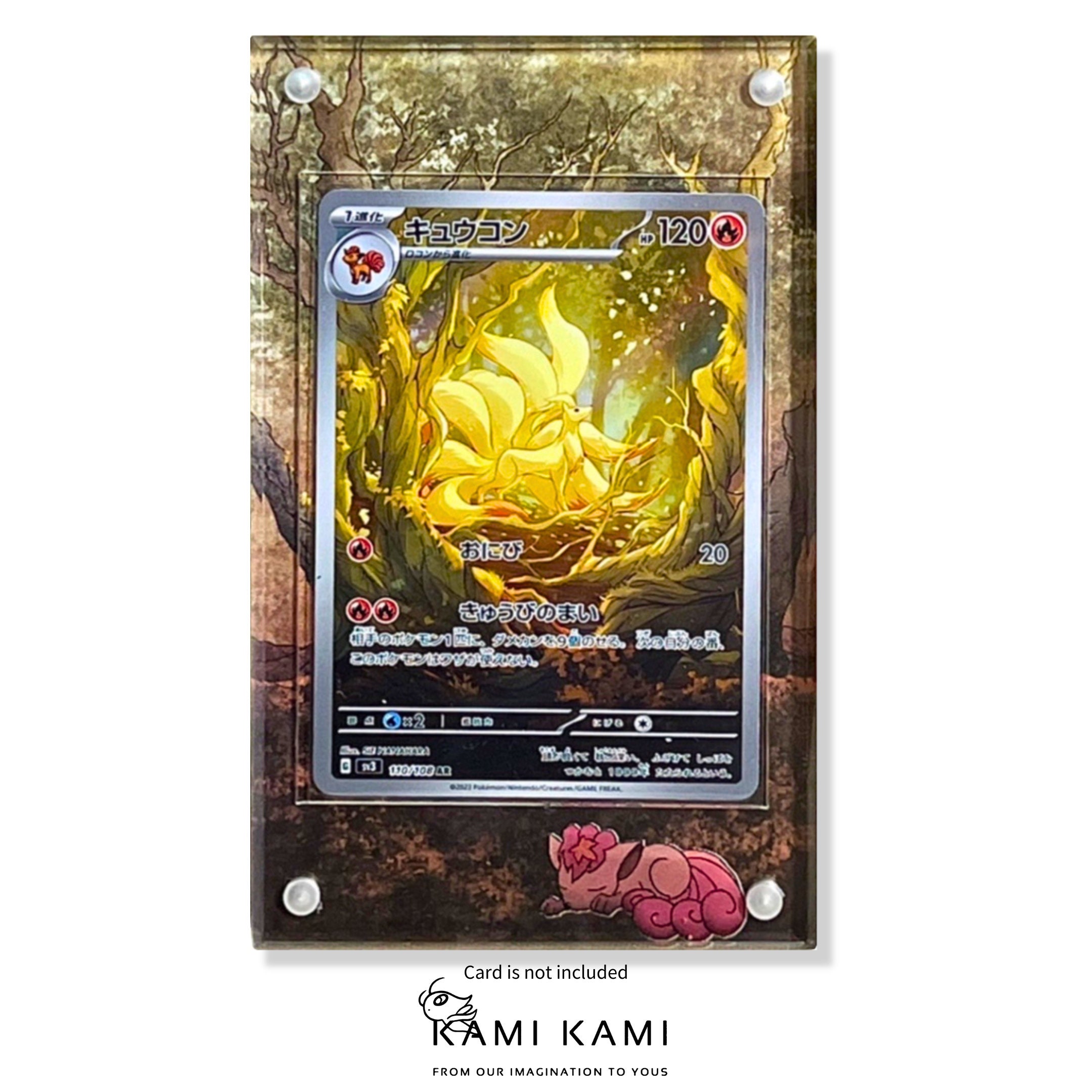 Ninetales AR Custom Pokémon Card Display Frame Case - Etsy