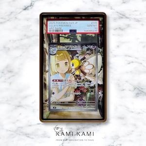 Lillies Ribombee är ett anpassat Pokémon-kort graderat displayfodral för PSA/BGS bild 1
