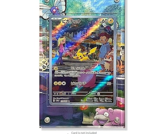 Pikachu AR Custom Pokémon Card 3D Display Frame Case