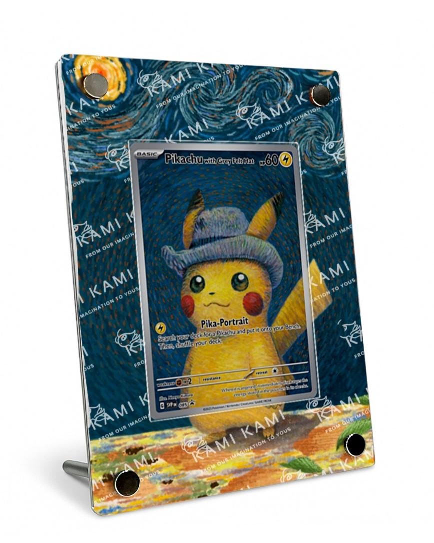 ピカチュウ・ヴァン・ゴッホ特製ポケモンカードディスプレイフレーム