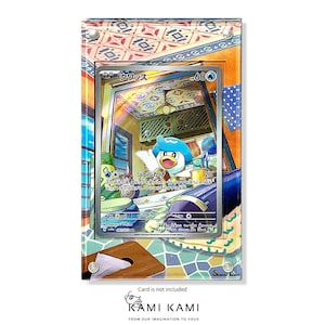Cadre de présentation de carte Pokémon personnalisé RA Quaxly