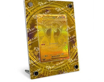 Mega Charizard X ex MUR Custom Pokémon Card Display Frame Case
