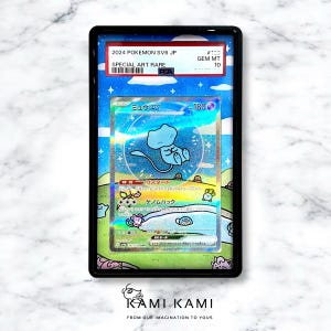 Mew SAR Paldean Fates/Shiny Treasure personalizado Pokémon Card Graded Display Case para PSA/BGS