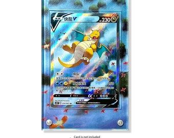 Dragonite V Alt Art Custom Pokémon Card Display Frame Case