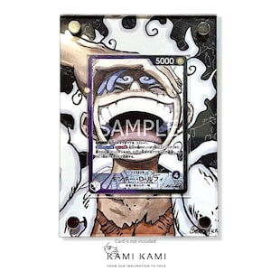 Monkey D. Luffy OP09-06 Anführer Alternate Art Benutzerdefinierte einteilige Vitrine