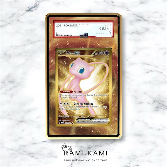 Mew Ex Ur Custom Pokmon Card Graded Display Case for PSA/BGS - Etsy