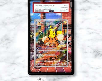 Detective Pikachu Custom Pokémon Card Graded Display Case for PSA/BGS