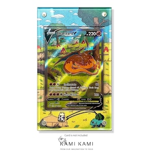 Cadre de présentation de carte Pokémon personnalisé Charizard V Alt Art
