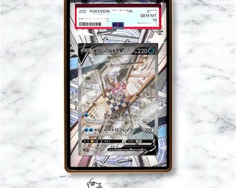 Palkia V SR Custom Pokémon Graded Card Display Case