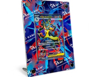 Mega Lucario ex SR Custom Pokémon Card Display Frame Case