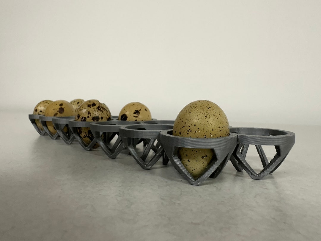 Custom Stackable Coturnix Quail Egg Tray | Farmhouse 3d-printed Egg ...