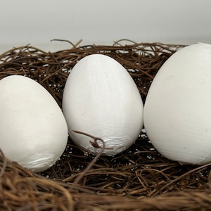 Dummy Eggs – Perfect for Egg-Laying Birds! | False eggs or Pseudo eggs | 3D-Printed | Made in USA