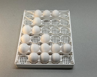 Custom Egg Trays for Setter Baskets (HB350) Hatching Time Cimuka | Chickens /Jumbo Quail /Regular Quail/ Button Quail | 3D Printed
