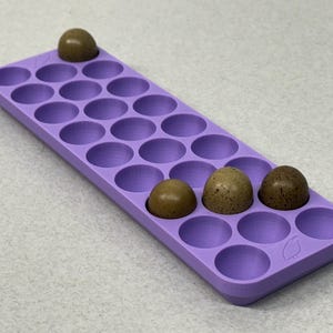 Custom Tiny Button Quail Egg Tray | 3D-Printed Egg Holder | Fresh Egg Storage Refrigerator | Made in USA