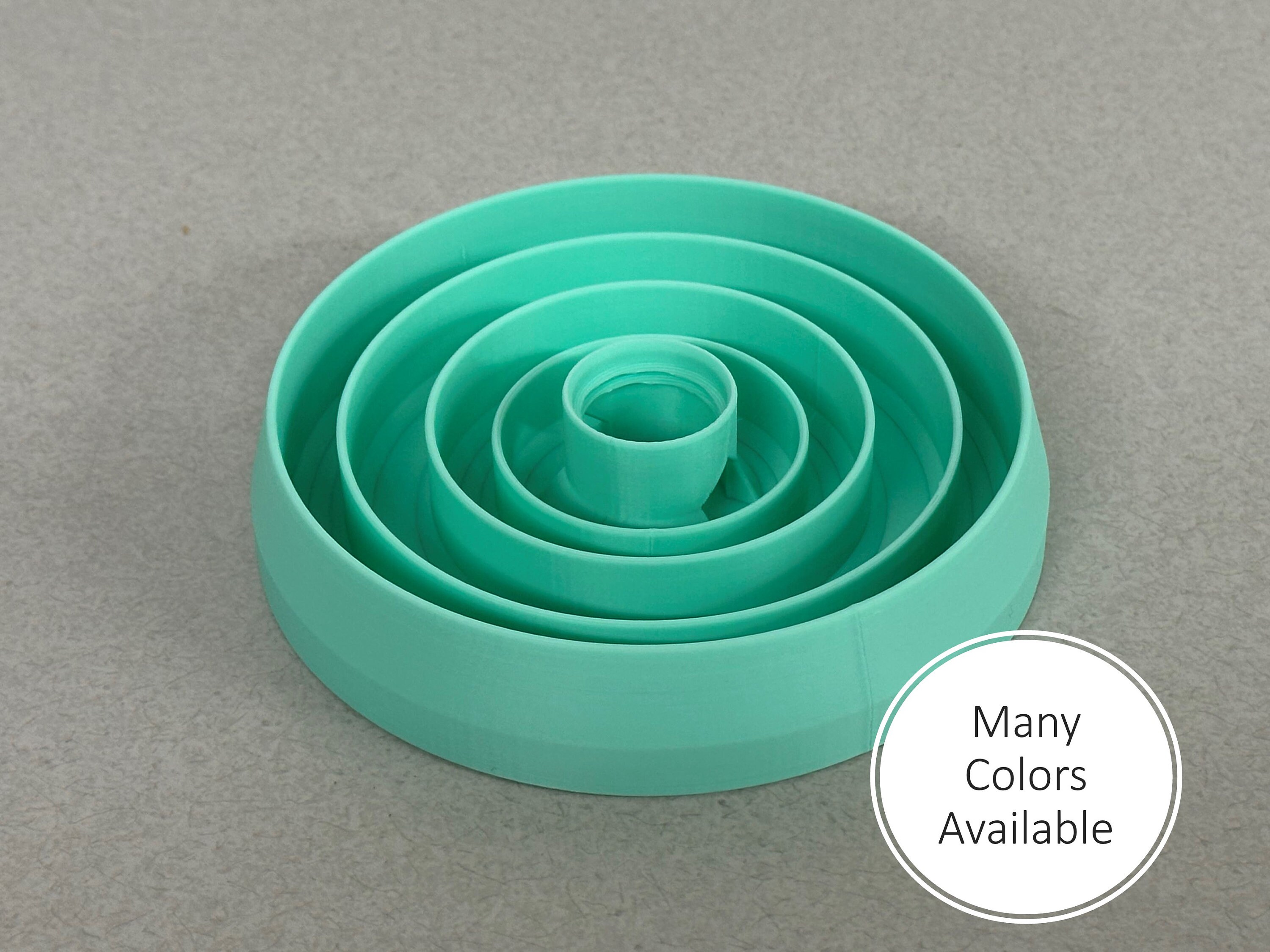 Ultieme voerschotel voor kwartels | Perfecte oplossing voor rommelvrij eten en drinken | 3D-geprint | Gemaakt in de VS
