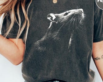 Rat Shirt, Rat Lover Shirt, Rat Gifts, Comfort Colors Rat Tee, Gift for Rat Owner, For Animal Lover, Pet Parent Shirt, Animal Lover T Shirt