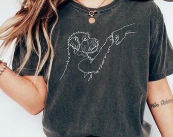 Paw Friend Shirt, Dog Friendship Fist Bump Animal Lover Tee, Dog Owner Gift, Comfort Colors T-Shirt