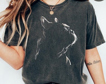 Frenchie Dog Shirt, French Bulldog T Shirt, Frenchie Dog Comfort Colors T Shirt, French Bulldog Dad, French Bulldog Gift, Dog Shirt