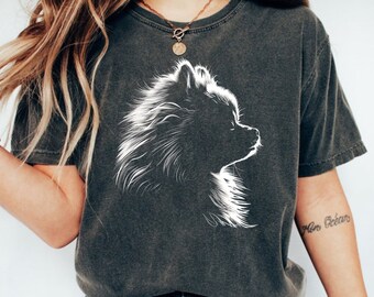 Pomeranian Dog Comfort Colors T Shirt, Pomeranian shirt Pomeranian Gifts, Gift For Pomeranian Lover, Pom Dog Shirt Pommy Mommy Shirt Pom Tee