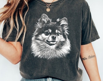 Pomeranian-skjorta, Pomeranian-mamma-skjorta, Pomeranian-present, hund-T-shirt, Pom-skjorta, Pommy-skjorta-present till Pomeranian-ägare Pom-skjorta, Pommy-skjorta