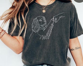 Paw Friend Shirt, Dog Friendship Fist Bump Animal Lover Tee, Dog Owner Gift, Comfort Colors T-Shirt