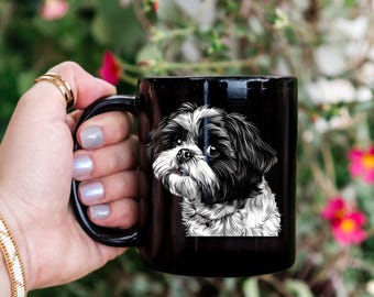 Shih Tzu Pet Mug, Shih Tzu mug, Gift for Shih Tzu Owner, Shih Tzu Mug Dog Lover, Pet Lover Mug, Shih Tzu Gift, Shih Tzu Mom, Shih Tzu Mugs
