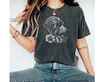Camiseta Pug, Camiseta para perro Pug, Camiseta Pug, Regalo para dueño de Pug, Regalo para amante de Pug, Camiseta para amante de Pug Camiseta de mamá Pug Camiseta de Papá Pug Camiseta de regalo de propietario de Pug