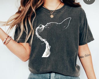 Boston Terrier Shirt Comfort Colors Dog Mom Shirt Funny, Boston Terrier Gifts, Boston Terrier Dog Tee, Funny Boston Terrier Dog