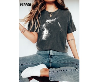 Camisa de gato persa, Amantes de los gatos, Mamá gato, Regalo de gato, Camisa de gato, Regalos de gato, Camisa amante de los gatos, Camisa de gatito, Camisa de papá gato, Camisa de gato lindo, Gato