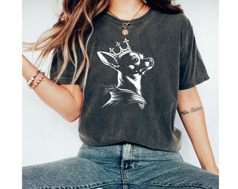 Royal Chihuahua Shirt Dog Face T Shirt, Chihuahua Mom Shirt, Chihuahua Dad Shirt, Chihuahua Tshirt, Cute Chihuahua Lover Tee Chihuahua Owner