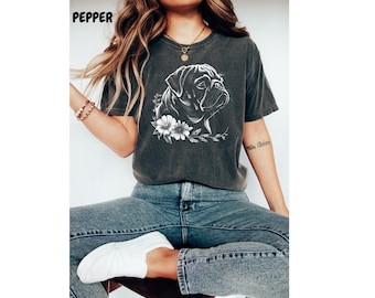 Camiseta Pug, Camiseta para perro Pug, Camiseta Pug, Regalo para dueño de Pug, Regalo para amante de Pug, Camiseta para amante de Pug Camiseta de mamá Pug Camiseta de Papá Pug Camiseta de regalo de propietario de Pug