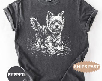 Yorkie Comfort Colors Shirt, Gift for Yorkshire Terrier Lover, Yorkie Dog Mom Owner T-Shirt