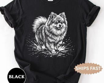 Pomeranian Comfort Colors Shirt, Gift for Pomeranian Lover, Pom Dog Mom Owner T-Shirt