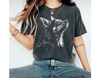 Cute Chihuahua Comfort Colors Shirt, Chihuahua Shirt, Chihuahua Mom Shirt, Chihuahua Dad Shirt Cute Chihuahua Lover Tee Chihuahua Owner Gift