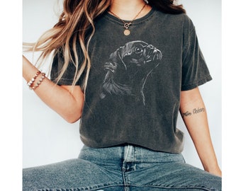 Camisa Pug Comfort Colors, camisa de perro Pug, camiseta Pug, regalo para el dueño de Pug, regalo para amante de Pug, camisa amante de Pug, camisa de mamá Pug, camisa de papá Pug, Pug